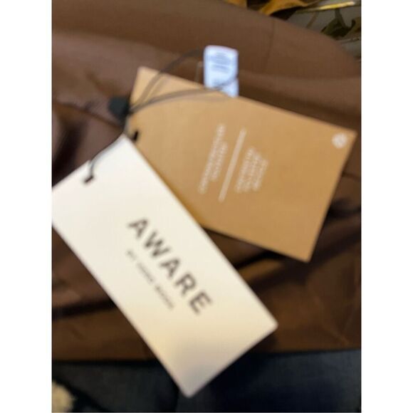 Brand New Aware by Vero Moda Women's Size 8 Brown Double Breasted Jacket - Picture 7 of 10